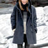 DAMEN FLEECEJACKE MIT INTEGRIERTER KAPUZE – WARM UND KOMFORTABEL